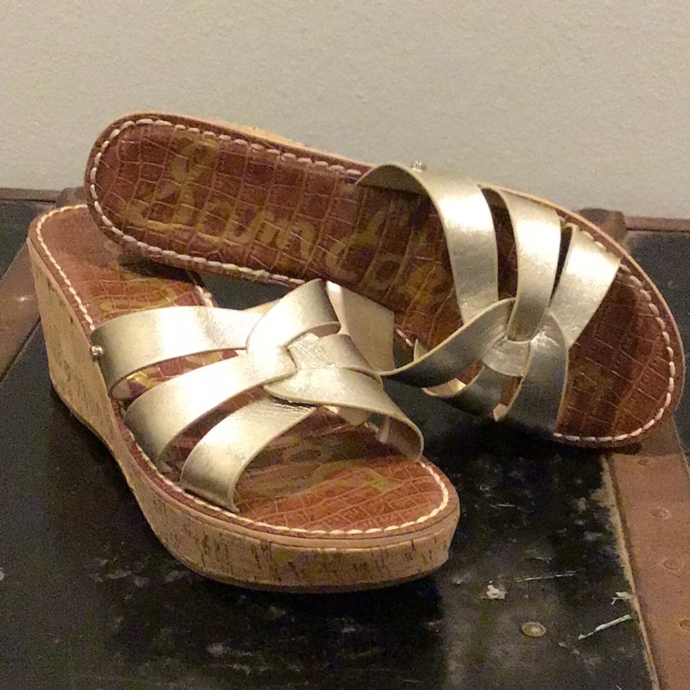 Sam Edelman Cork Wedge Shoes